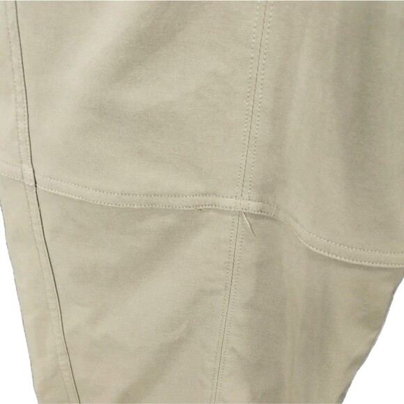 RCG  Cargo Pants Women's 10 Khaki Wide Zip Leg Stretch Utility Chore - Picture 4 of 12